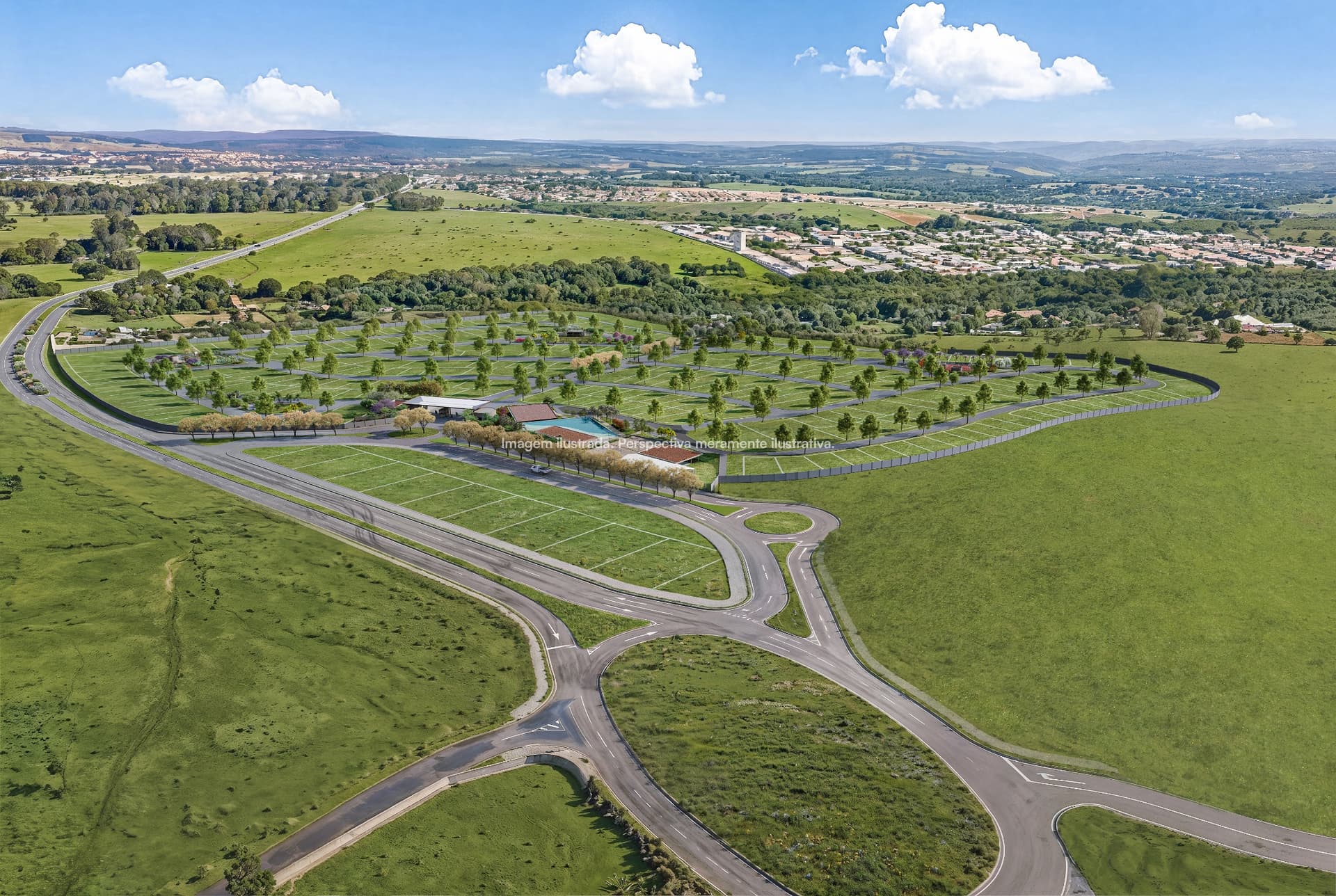 Lote condominio La Vie D´Or  com praia em Senadro Canedo