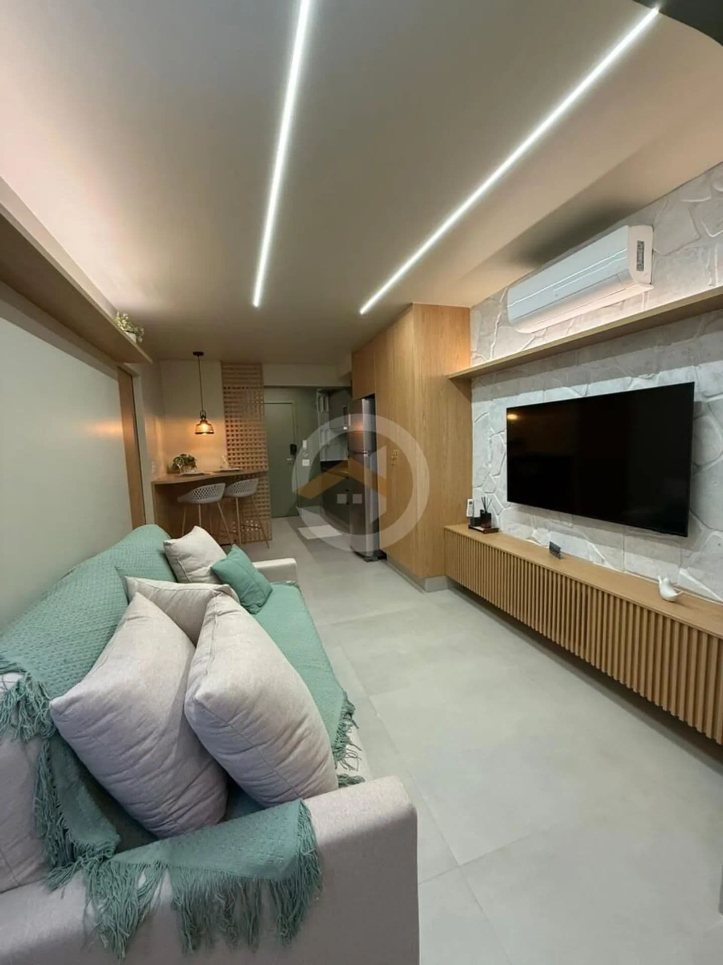 Apartamento MOBILIADO no Hub Compact Life By City com 1 quarto