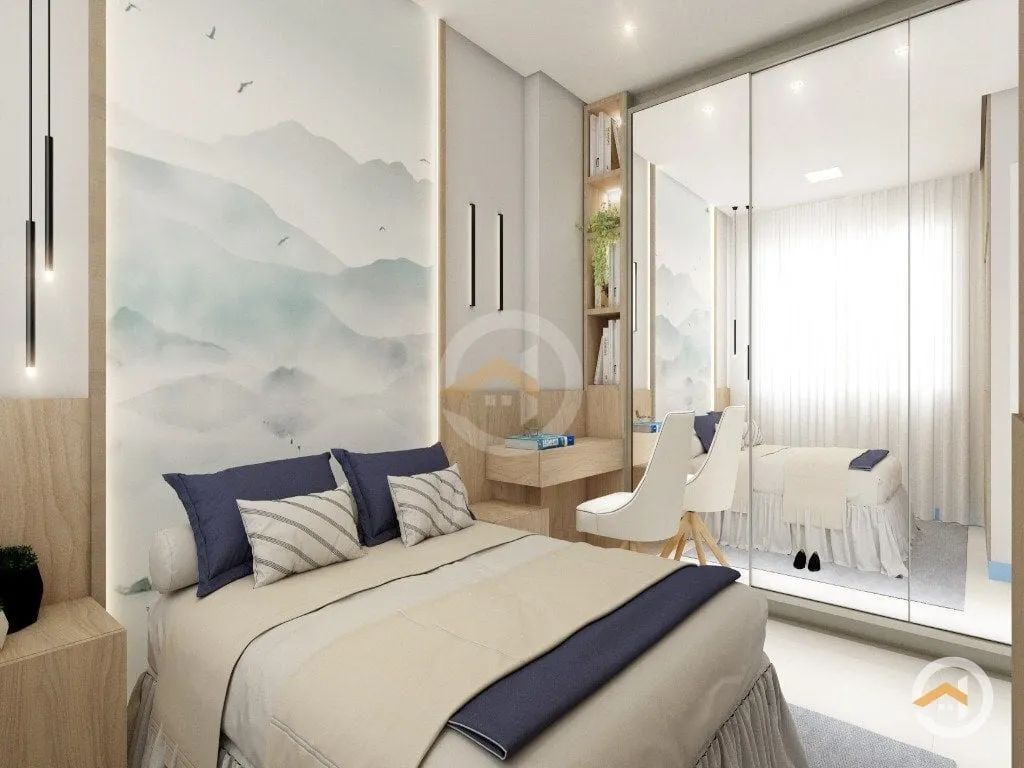 Apartamento de 2 e 3 quartos no Centro