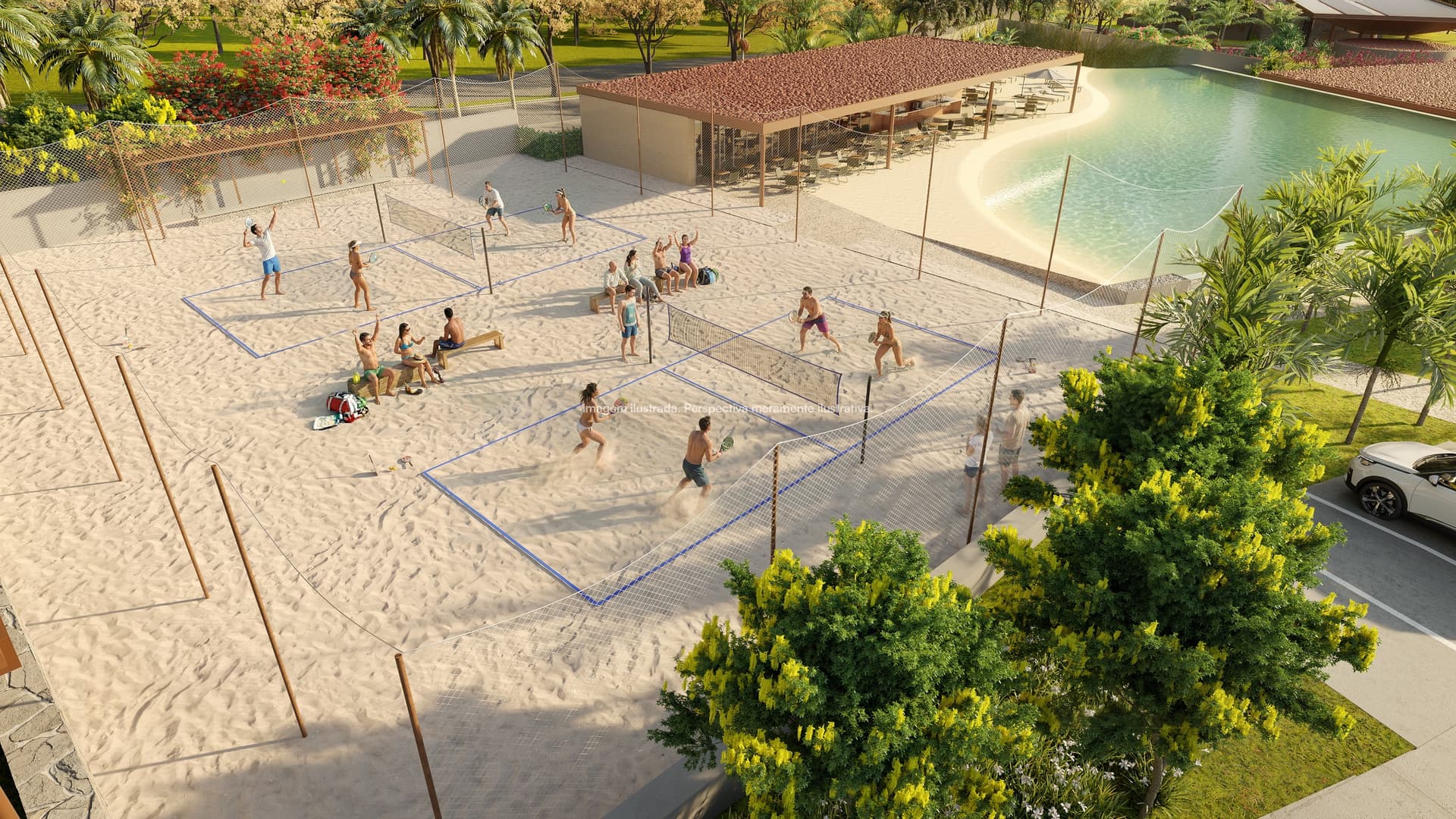 Lote condominio La Vie D´Or com praia em Senadro Canedo