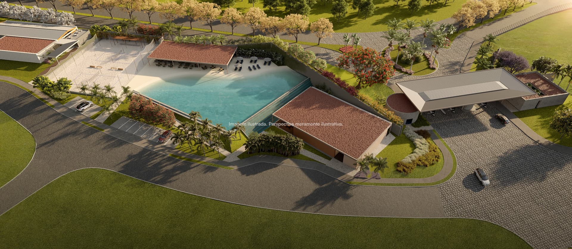 Lote condominio La Vie D´Or com praia em Senadro Canedo